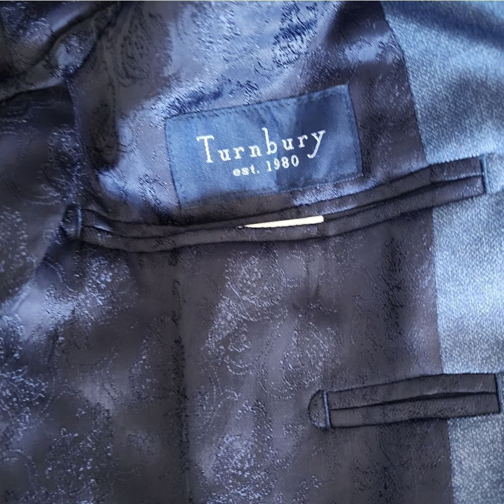Turnbury blazer sport coat jacket silk and wool blend - Picture 10 of 13
